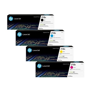 Made By HP 218X SET 4 Pack W2180X, W2181X, W2182X, W2183X 4 Pack Toner Cartridge High Yield, For Color LaserJet Pro 3201, 3301cdw