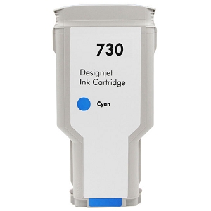 Compatible HP 730 P2V68A  Cyan Ink Bottle,  For HP T1600 T1600dr T1700 T1700dr T2600 T2600dr