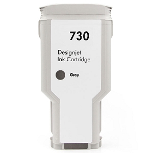 Compatible HP 730 P2V72A  Gray Ink Bottle,  For HP T1600 T1600dr T1700 T1700dr T2600 T2600dr