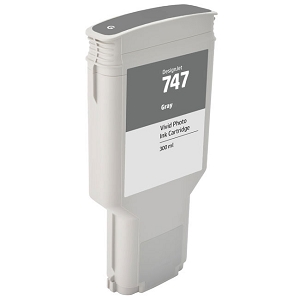 Compatible HP 747 P2V86A Gray Ink Cartridge, for DesignJet Z9+