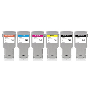 Compatible HP 745 SET Ink Cartridge 6Pack  for DesignJet Z2600 Z5600