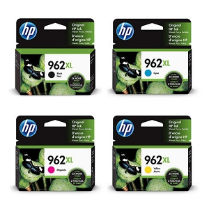 Made By HP 962XL SET Black, Cyan, Magenta, and Yellow High Yield Ink Cartridge OfficeJet Pro 9010, 9015, 9016, 9018, 9020, 9025, 9028