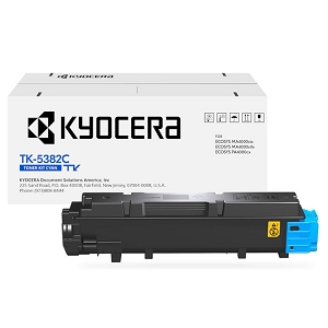 Made By Kyocera TK-5382C 1T02Z0CUS0 Cyan Toner Cartridge , for ECOSYS MA4000cifx, MA4000cix, PA4000cx