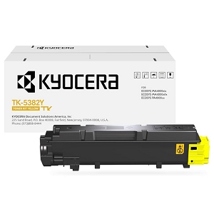 Made By Kyocera TK-5382Y 1T02Z0AUS0 Yellow Toner Cartridge, for ECOSYS MA4000cifx, MA4000cix, PA4000cx