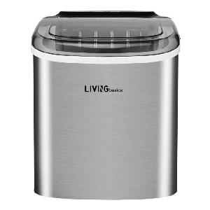 Portable Electric Cube Ice Maker Machine with Ice Scoop and Basket - LIVINGbasics®