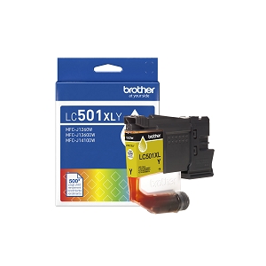 Made By Brother LC501XLY High Yield Yellow Ink Cartridge, for MFC-J1260DW, J1260W, J1360DW, J1410DW