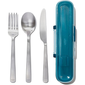 OXO Good Grips Prep & Go Stainless Steel Utensil Set with Case, Dishwasher Safe