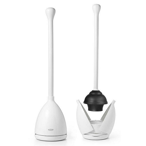 OXO Good Grips Toilet Plunger with Holder 24.5