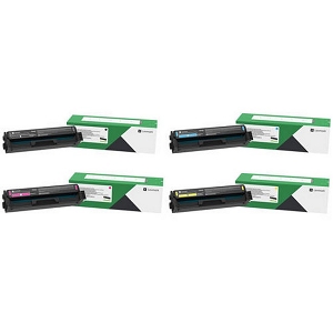 Made By Lexmark 20N1HK0 20N1HC0 20N1HM0 20N1HY0 Return Program Toner Cartridge Combo High Yield
