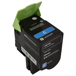 Made By Lexmark 24B7154 Cyan Toner Cartridge