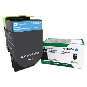 Made By Lexmark 71B1HC0 Cyan  Toner Cartridge CS417, CX417, CS517, CX517
