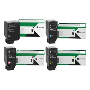 Made By Lexmark 71C10K0 71C10C0 71C10M0 71C10Y0 Return Program Toner Cartridge Combo BK/C/M/Y
