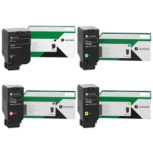 Made By Lexmark CS730, 735, 737, CX730 (71C1H) Original Return Program Toner Cartridge Combo High Yield