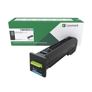 Made By  Lexmark 72K10C0 72K00CG  Cyan Return Program Toner Cartridge
