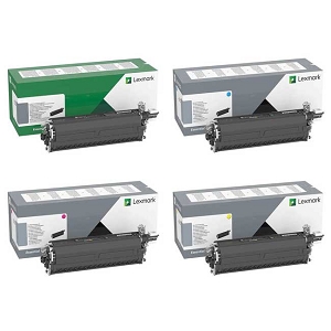 Made By Lexmark 78C0D 78C0D10 78C0D20 78C0D30 78C0D40 Developer Unit Combo - Toner Not Included, for MC2640adwe, C2325dw