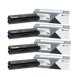 Made By  Lexmark 4 Pack C330H Toner Cartridge Combo High Yield - BK/C/M/Y