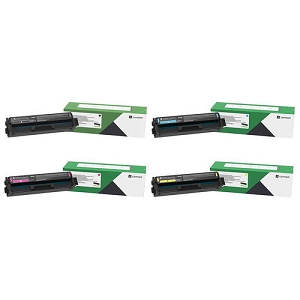 Made By  Lexmark C341X 4 Pack Toner Cartridge Combo Extra High Yield BK/C/M/Y, for C3426dw, MC3426adw, MC3426i