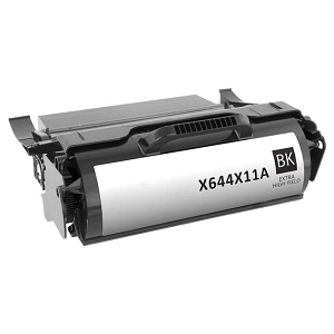 Compatible Lexmark X644 X644X11A Black Extra High Yield Toner Cartridge