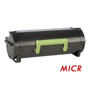 MICR for Checks Lexmark 50F1X00 50F5H00 Black 501X Extra High Yield Toner Cartridge MS410, MS510, MS610