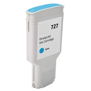 Compatible HP 727XL F9J76A (300mL) High capacity  Cyan, for DesignJet series, T920, T1530, T2530