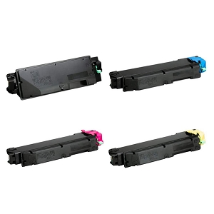 Compatible Ricoh P C600 4 Pack Toner Cartridge Combo  408310 408311 408312 408313  BK/C/M/Y