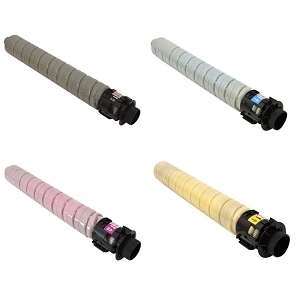 Compatible 4 Pack Ricoh 842279, 842280, 842281, 842282 842287, 842288, 842289, 842290 SET  CMYK Toner Cartridge, Lanier IM C4500, C6000, Savin IM C4500, C6000