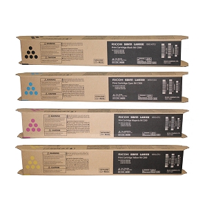 Made By Ricoh 4 Pack IM C300 IM C400 SET Black, Cyan, Magenta, Yellow  Toner Cartridge