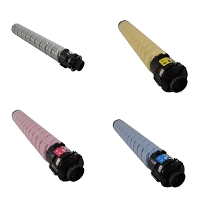 Compatible Ricoh 4 Pack 842554 Black, Yellow, Magenta, Cyan Toner Cartridge, for Ricoh IM C2510