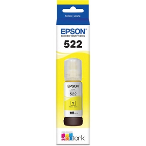 Made By Epson T522 T522420-S Yellow Ink Bottle EcoTank ET-2720, ET-4700
