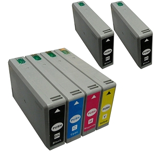Compatible 6 Pack Epson T676XL WP-4010 WP-4023 WP-4090 WP-4520 WP-4533 WP-4590 WP-4020 Ink Cartridges