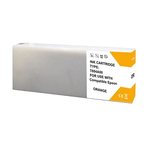 Compatible Epson T804A00 T55KA00 Orange Ink Cartridge, for SureColor CS-P7000, CS-P7000V, CS-P9000, CS-P9000V