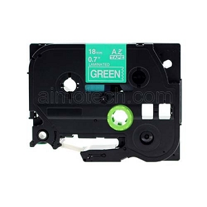 Compatible Brother TZe-745, TZe745 18mm (0.75 Inch), Length of 8M, White on Green Label Tape