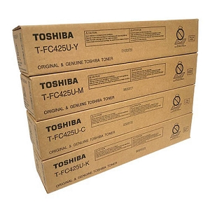 Made By Toshiba T-FC425U TFC425U SET 4 Pack BKCMY Toner Cartridge, for E-Studio