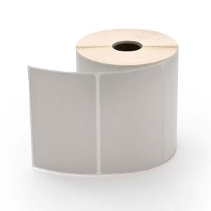 Compatible Zebra 4 Inch X 2 1/2 Inch Universal Desktop Direct Thermal Labels, White, 575/roll, for Zebra, Eltron, Sato, Datamax and other desktop printers - Minimum Order 5 Rolls