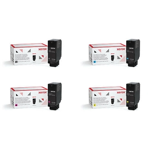 Made By Xerox 006R04624 006R04625 006R04626 006R04627 Toner Cartridge Combo High Yield BK/C/M/Y 