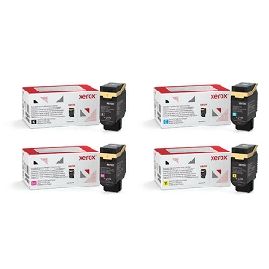 Made By Xerox 006R04820 006R04821 006R04822 006R04823 Toner Cartridge Combo BK/C/M/Y, For C320DNI, and 325DNI