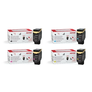 Made By Xerox 006R04828 006R04829 006R04830 006R04831 Toner Cartridge Combo High Yield BK/C/M/Y, For C320DNI, and 325DNI