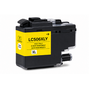 Compatible Brother LC506XLY Yellow Ink Cartridge High Yield, for MFC-J4355DW, J4555DW, and More...