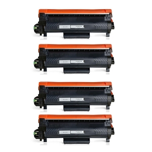 Compatible  Brother TN830 4 Pack Black Toner Cartridge