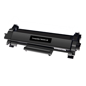 Compatible Brother TN830XL Black Toner Cartridge High Yield - With Chip