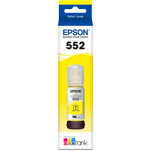 Made By Epson T552 T552420-S  Yellow Ink Bottle High Yield, for ET-8500, 8550