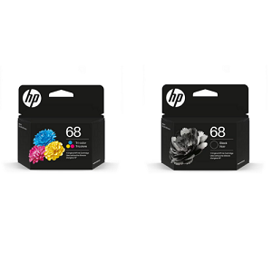 Made By HP 2 Pack 68 7FP21TN, 7FP20TN Original BK/C/M/Y Ink Cartridge