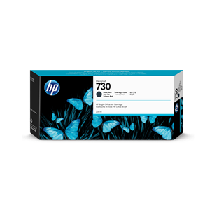 Made By HP 730 P2V71A  Matte Black Ink Bottle,  For HP T1600 T1600dr T1700 T1700dr T2600 T2600dr