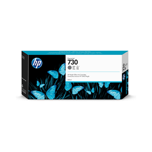Made By HP 730 P2V72A  Gray Ink Bottle,  For HP T1600 T1600dr T1700 T1700dr T2600 T2600dr