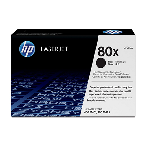 Made By  HP 80X CF280X Laser Toner Cartridge LaserJet Pro 400 M401, M425
