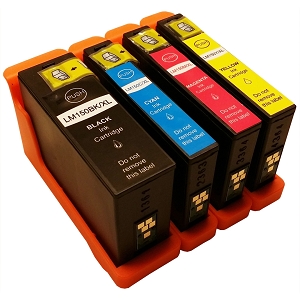 Compatible 4 Pack Lexmark 150XL Pro 715 915  High Yield Ink Cartridges