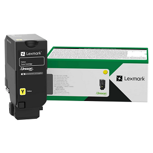 Made By Lexmark CS730, 735, 737, CX730 (71C1HY0) Original Yellow Return Program Toner Cartridge High Yield