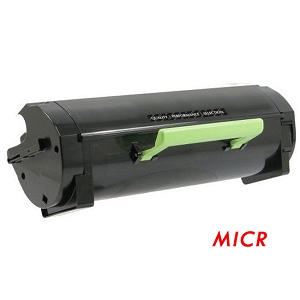 MICR for Checks Compatible Lexmark 501 50F1000 Black Toner Cartridge