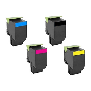 Compatible 4 Pack Lexmark 701X  CS510  Extra High Yield  Toner Cartridges