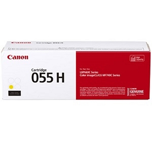 Made By Canon 055H CRG-055 Y H 3017C001 Yellow High Yield Toner Cartridge imageCLASS LBP664cdw, MF741cdw, MF743cdw, MF745cdw